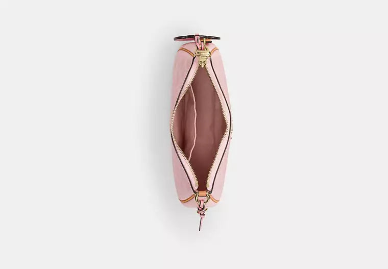 Pink Teri Shoulder Bag In Signature Canvas