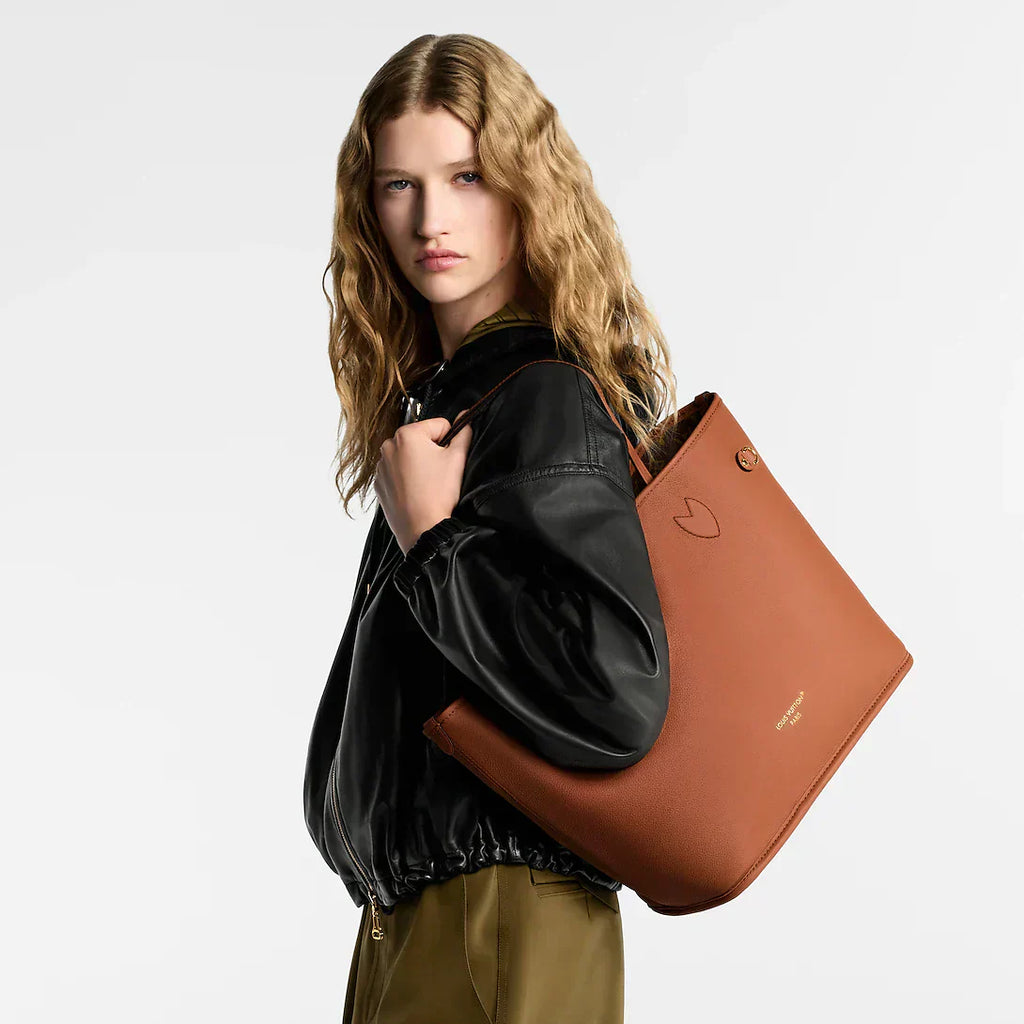 Neverfull Inside Out MM Cognac